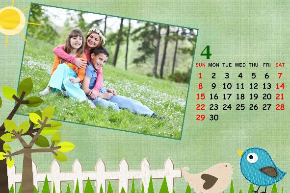 Photo Calendar photo templates Baby Calendar-4